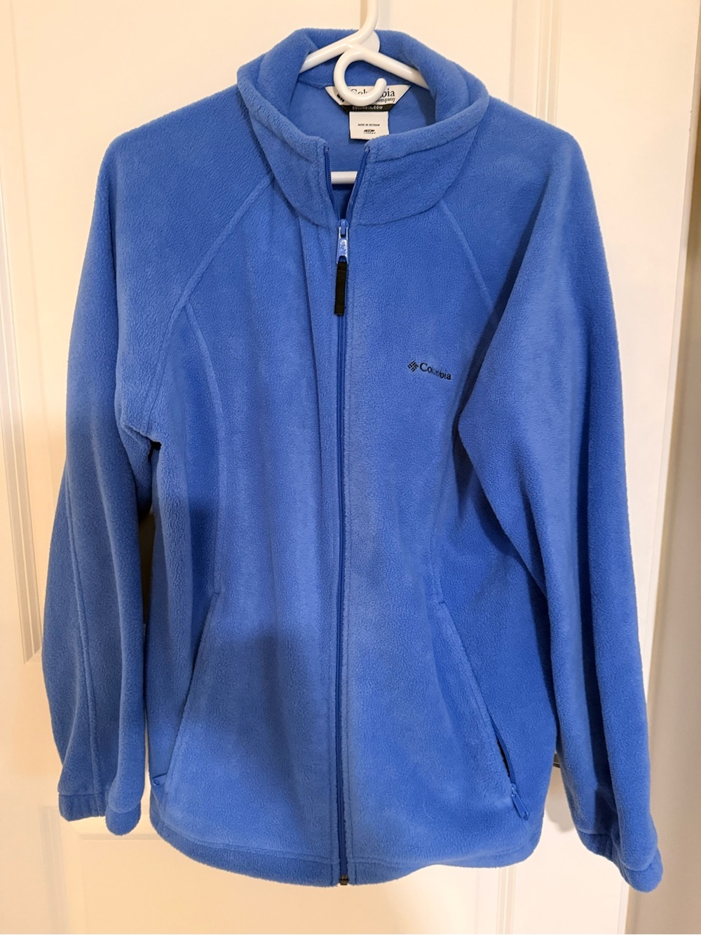 Columbia Women's Blue Full-Zip Fleece Utility Jacket